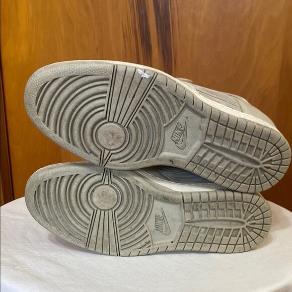 Nike Women's Dunk Sky High Wedge Sneakers Light Bone Metallic Red Bronze - 10 - Picture 6 of 12